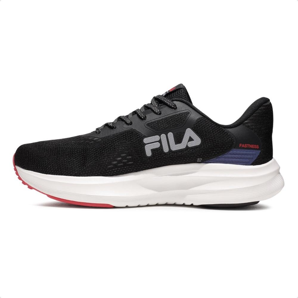 Tênis Fila Fastness Masculino Preto/Vermelho 2
