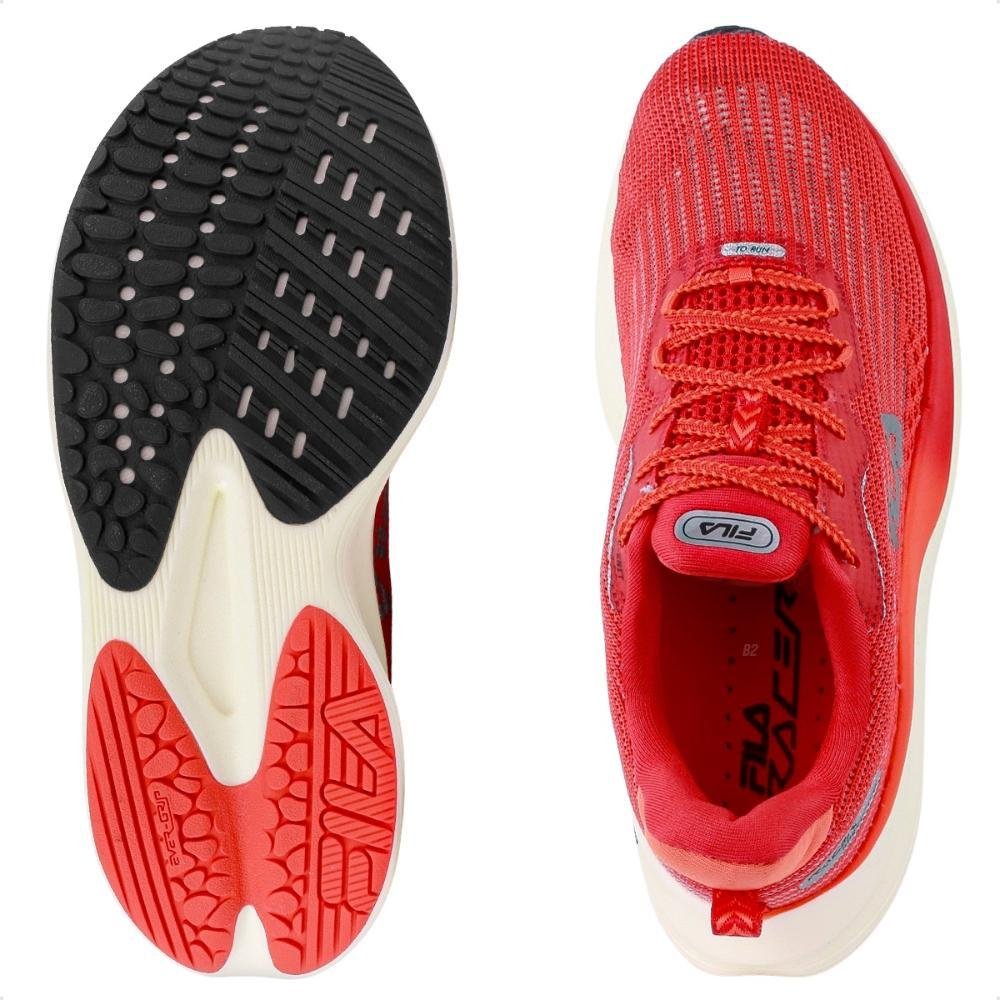 Tênis Fila Racer Speedzone Feminino Vermelho/Laranja 6