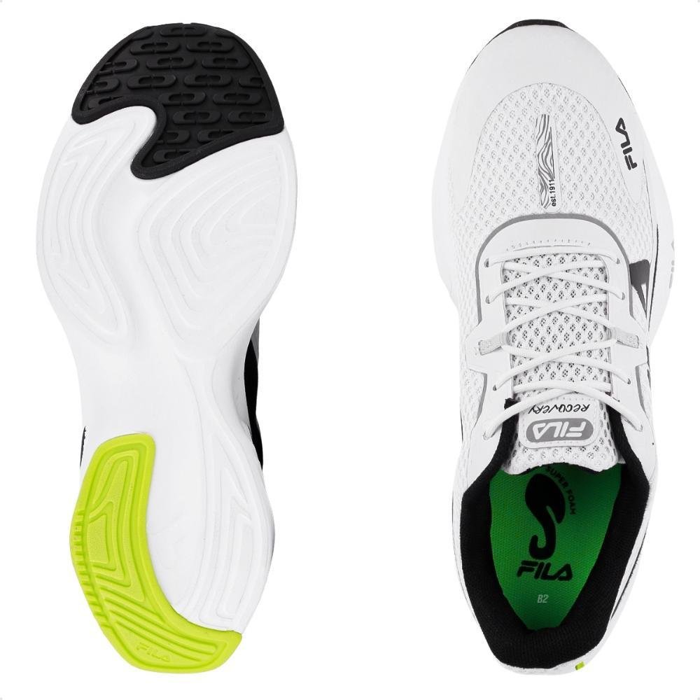 Tênis Fila Recovery Masculino Branco/Verde 6