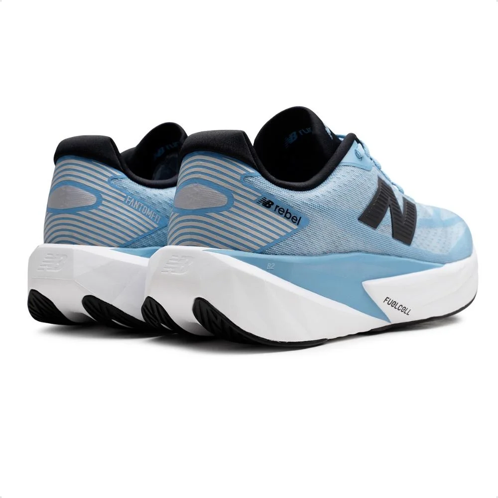 Tenis New Balance Fuelcell Rebel V5 Masculino Azul/Branco 3