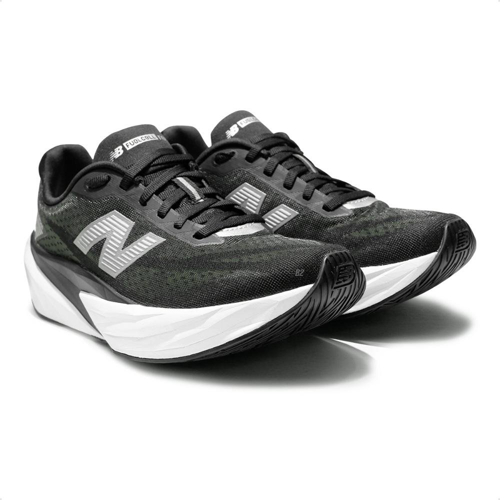 Tenis New Balance Fuelcell Rebel V5 Masculino Preto/Branco 2