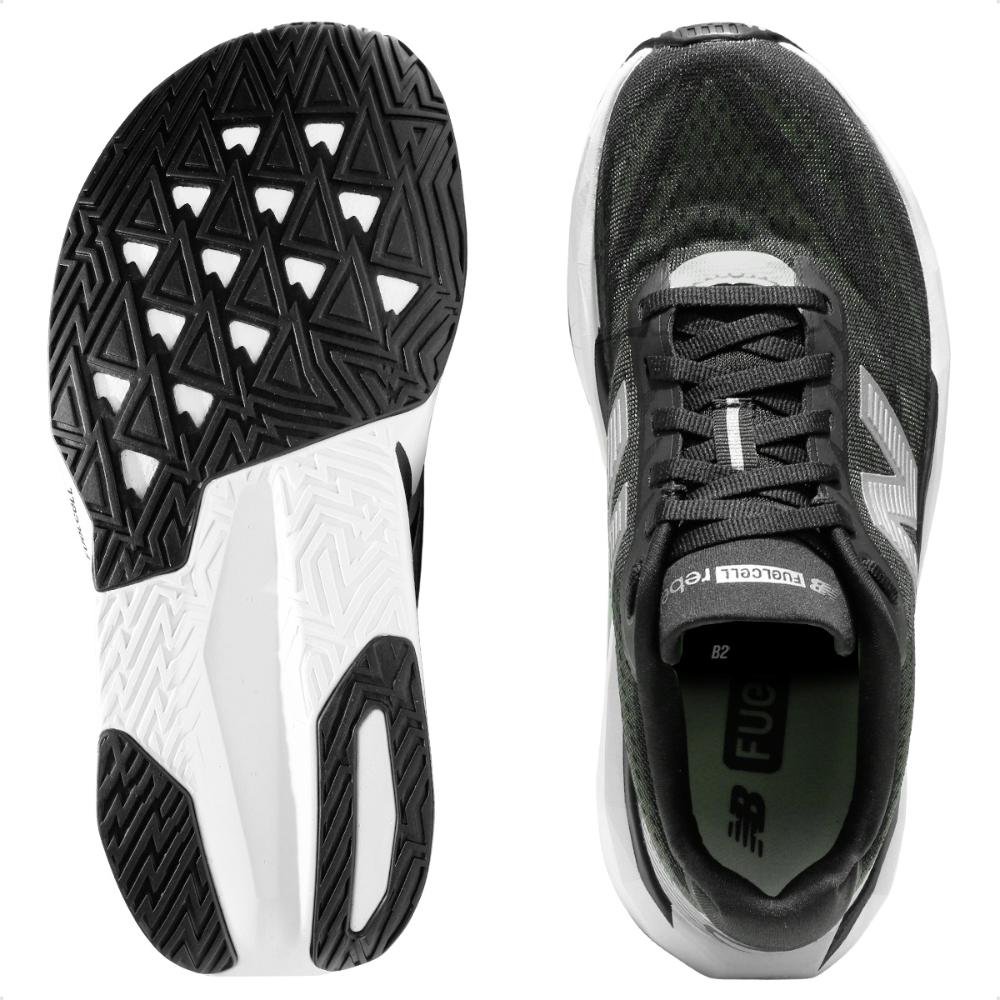Tenis New Balance Fuelcell Rebel V5 Masculino Preto/Branco 5