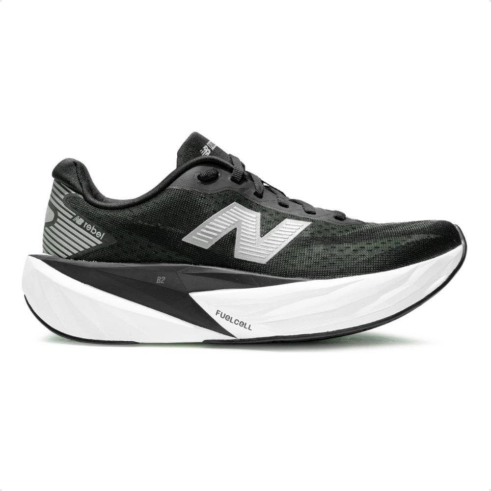 Tenis New Balance Fuelcell Rebel V5 Masculino Preto/Branco 6