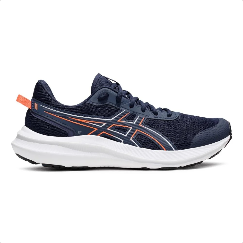 Tênis Asics Jolt 5 Masculino Azul Marinho/Laranja
