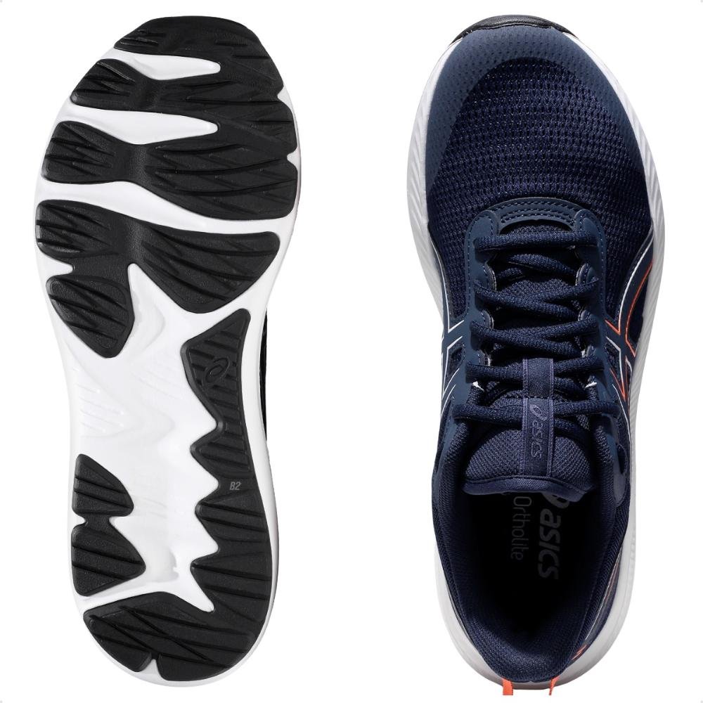 Tênis Asics Jolt 5 Masculino Azul Marinho/Laranja