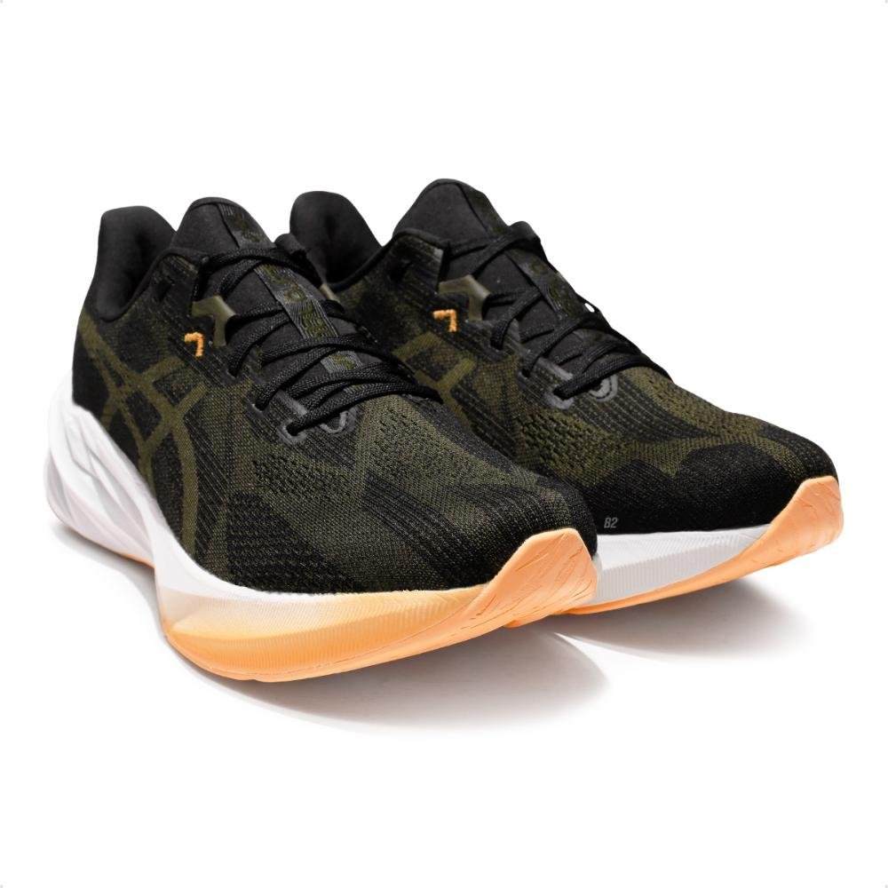 Tênis Asics Dynablast 5 Masculino Preto/Laranja 3