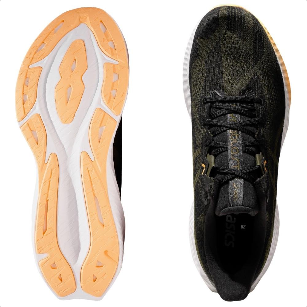 Tênis Asics Dynablast 5 Masculino Preto/Laranja 6