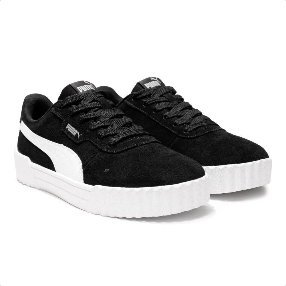Tênis Puma Carina 3.0 Sd Bdp Feminino Preto/Branco 3