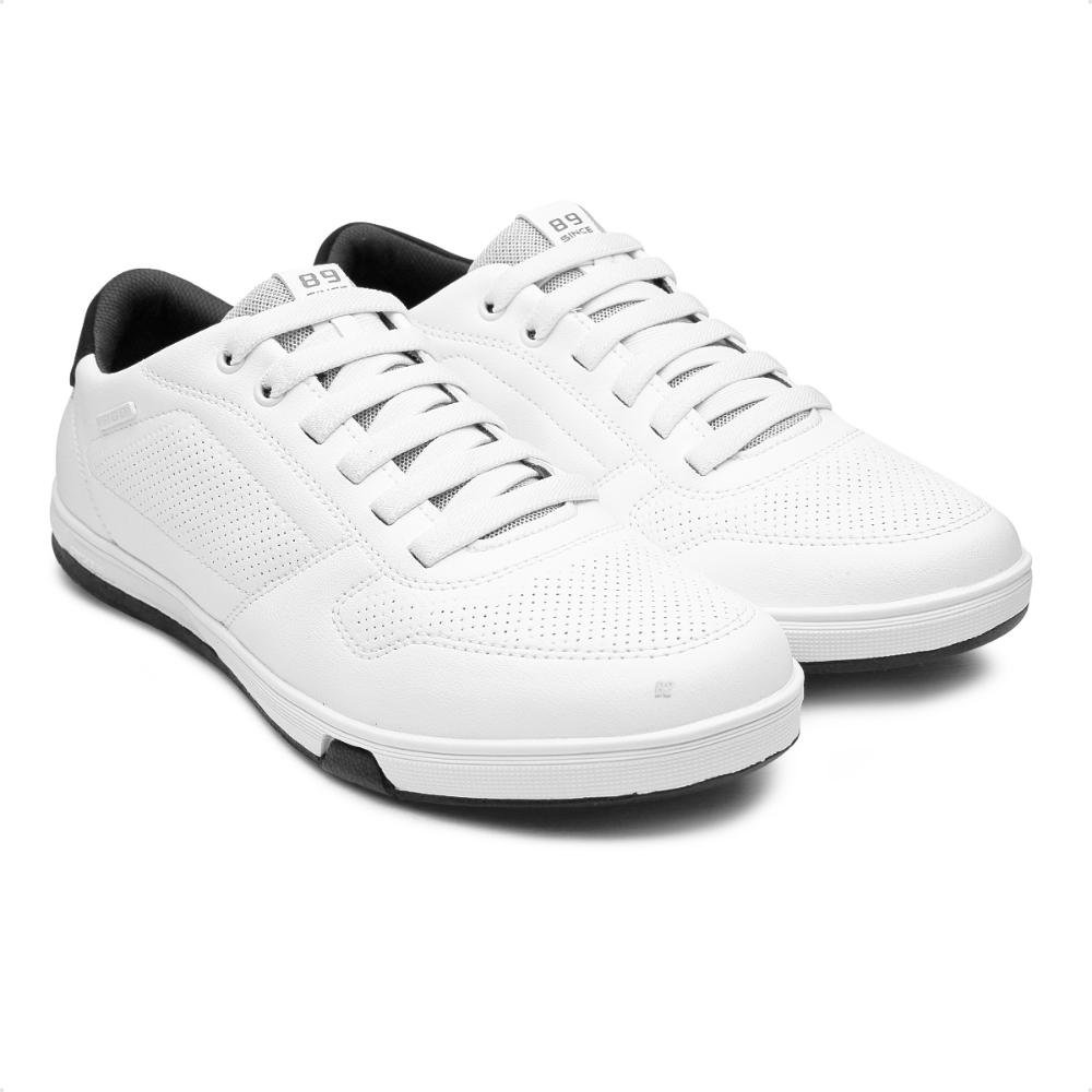 Sapatênis Pegada Casual Element Masculino Branco/Preto 3