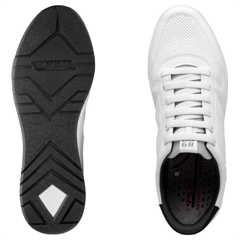 Sapatênis Pegada Casual Element Masculino Branco/Preto 6
