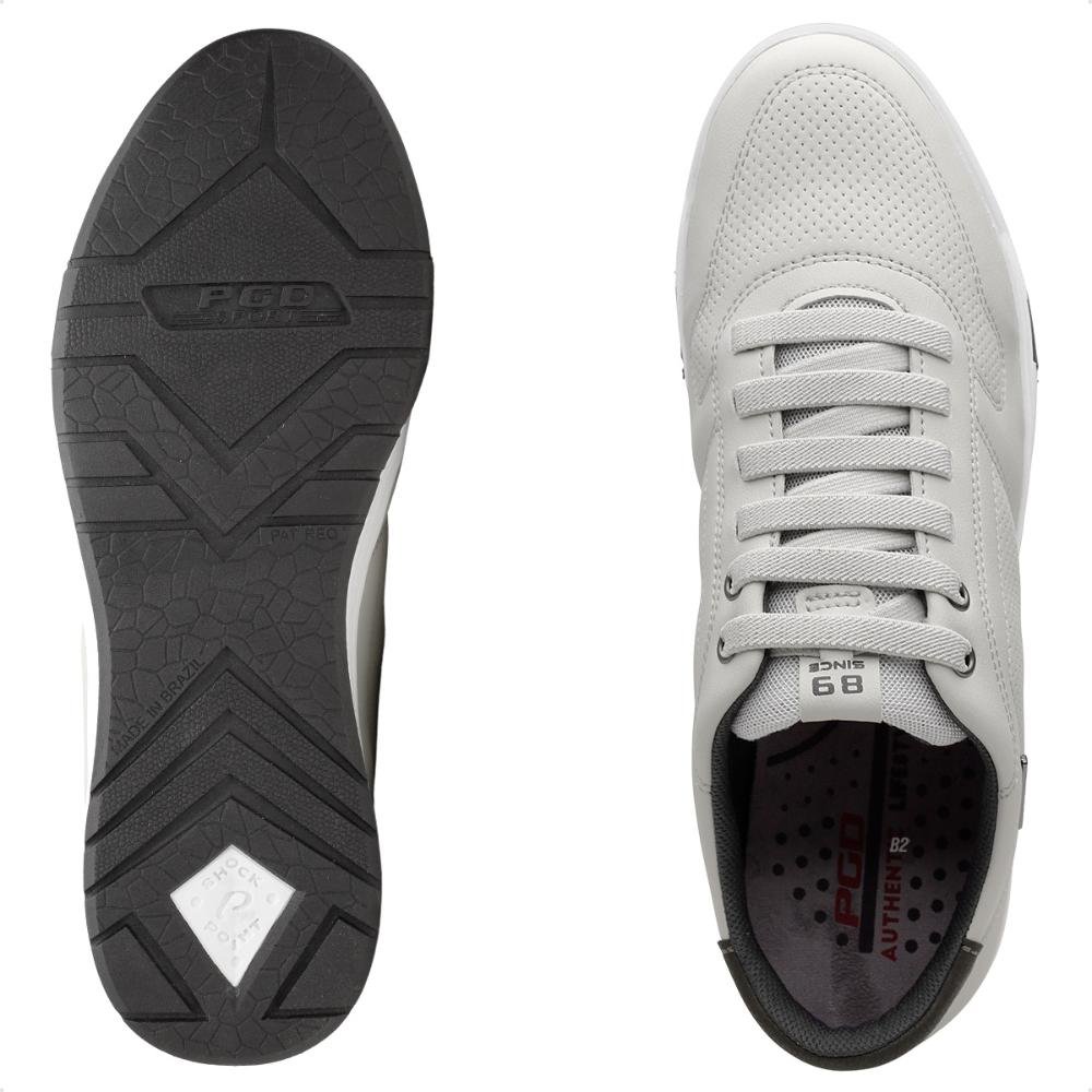 Sapatênis Pegada Casual Element Masculino Cinza/Marrom 6