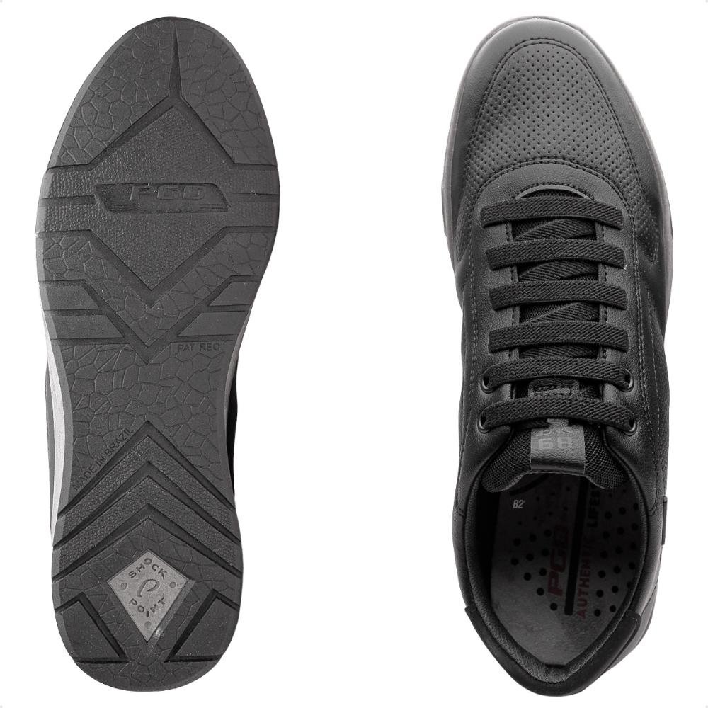 Sapatênis Pegada Casual Element Masculino Preto/Chumbo 6