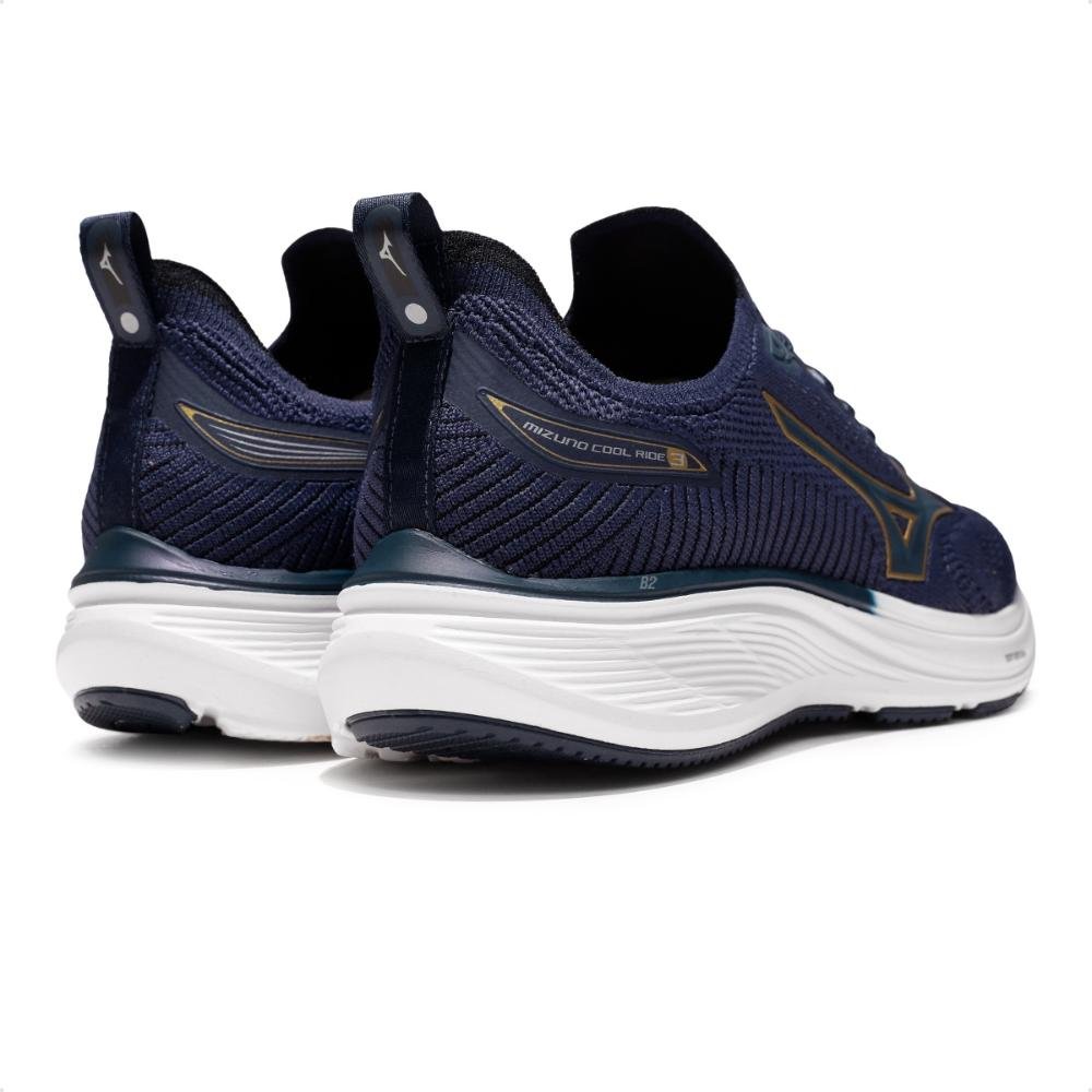 Tênis Esportivo Mizuno Cool Ride 3 Masculino Marinho 5