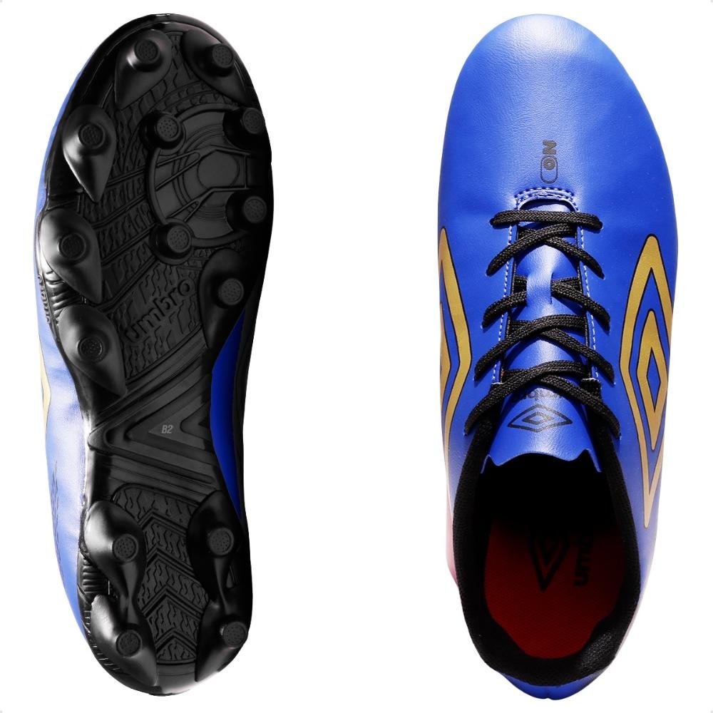 Chuteira Campo Umbro On Masculino Azul/Preto 6
