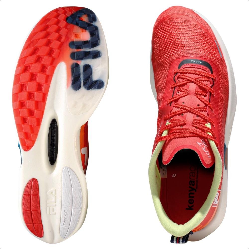 Tênis Fila Kr7 Pro Speed Tech Masculino Vermelho/Laranja 6