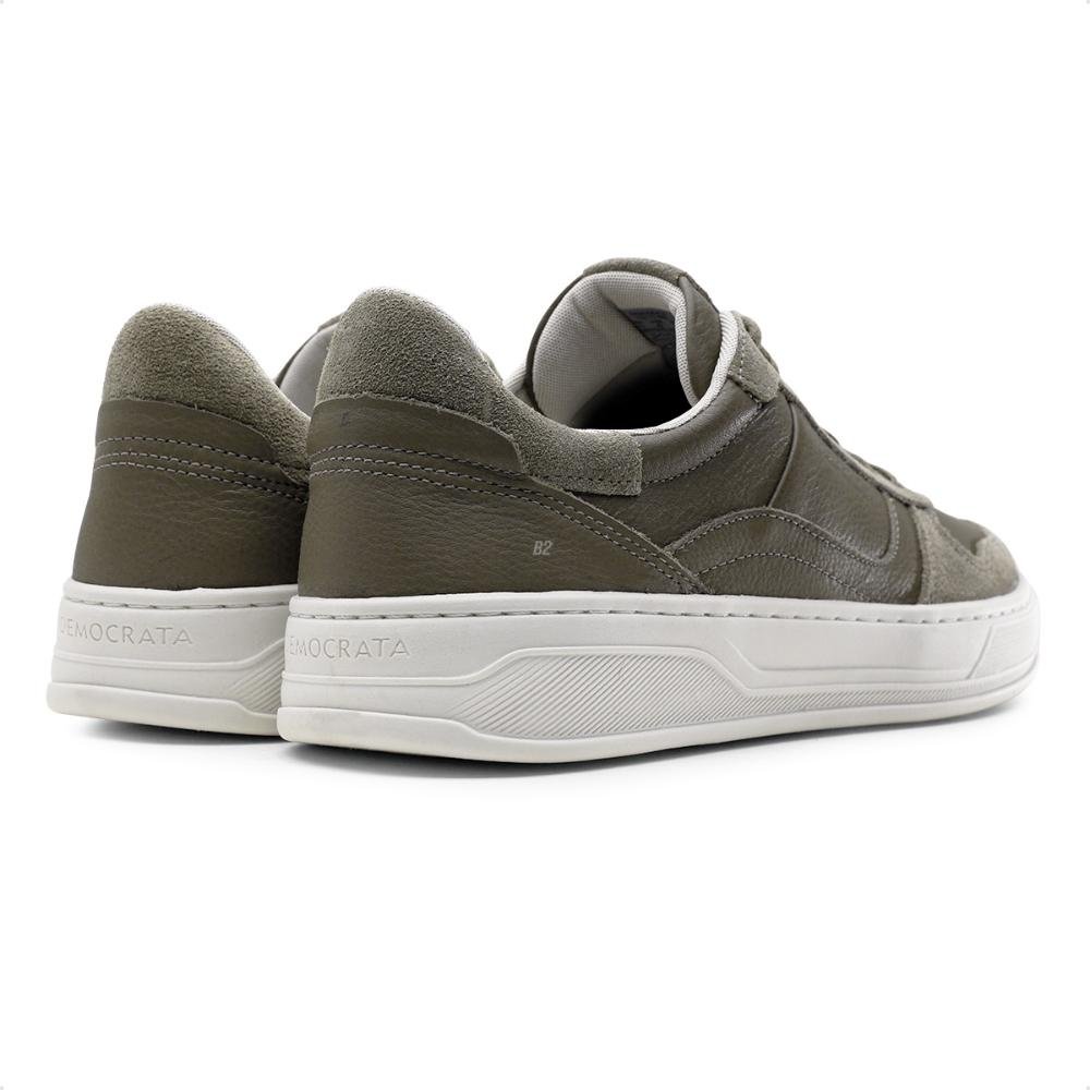 Sapatênis Democrata Casual Denim Bold Masculino Cinza/Branco 5