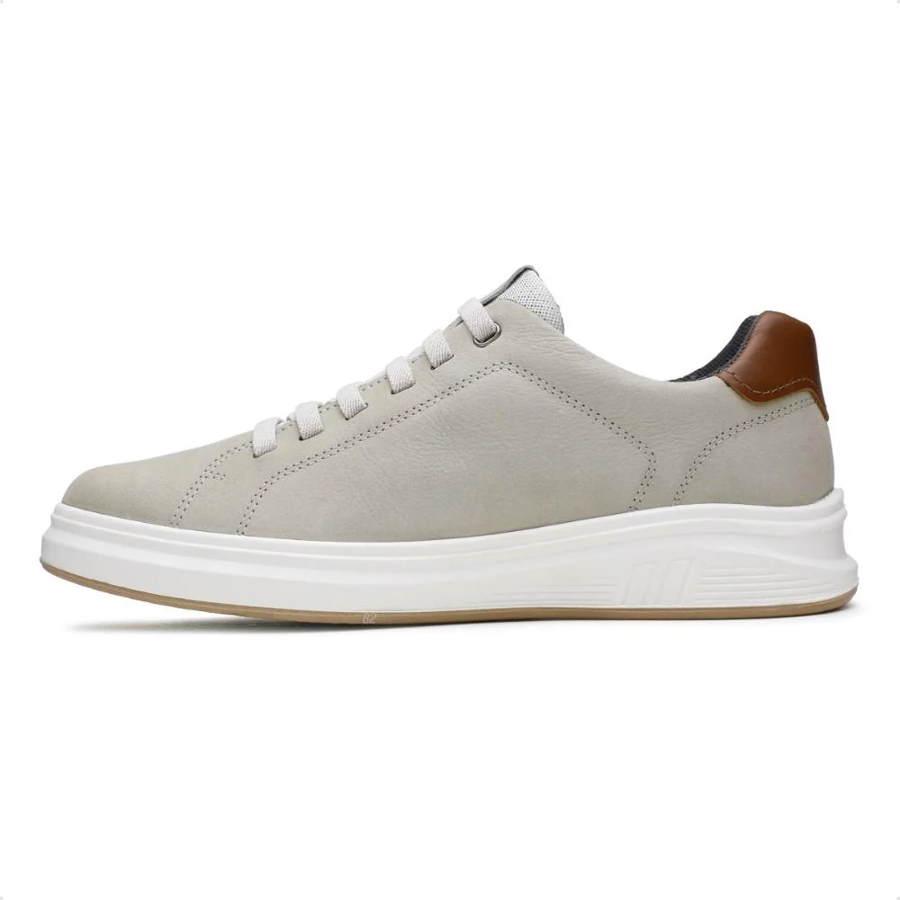 Sapatênis Pegada Trace Casual Masculino Cinza/Marrom 2