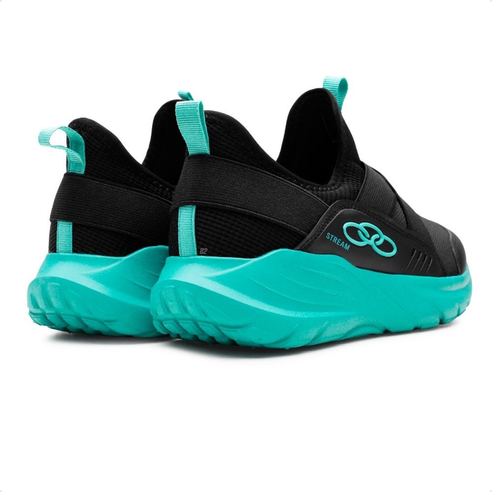 Tênis Olympikus Stream Infantil Preto/Verde 5