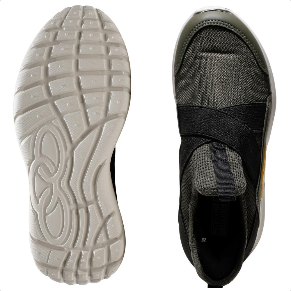 Tênis Olympikus Stream Infantil Verde/Preto 6