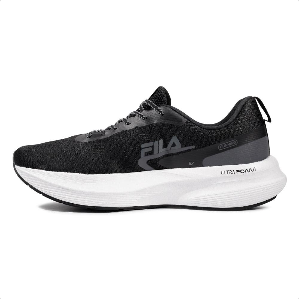 Tênis Fila Racer Fastpace Feminino Tamanho Grande  Preto/Grafite 2