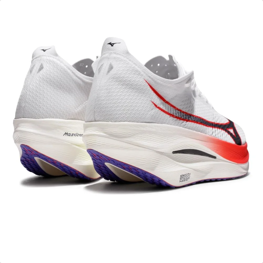 Tênis Mizuno Wave Rebellion Pro 3 Masculino Branco/Vermelho 5