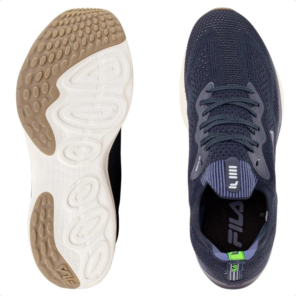 Tênis Fila Go Trainer Feminino Tamanho Grande  Azul Marinho 5