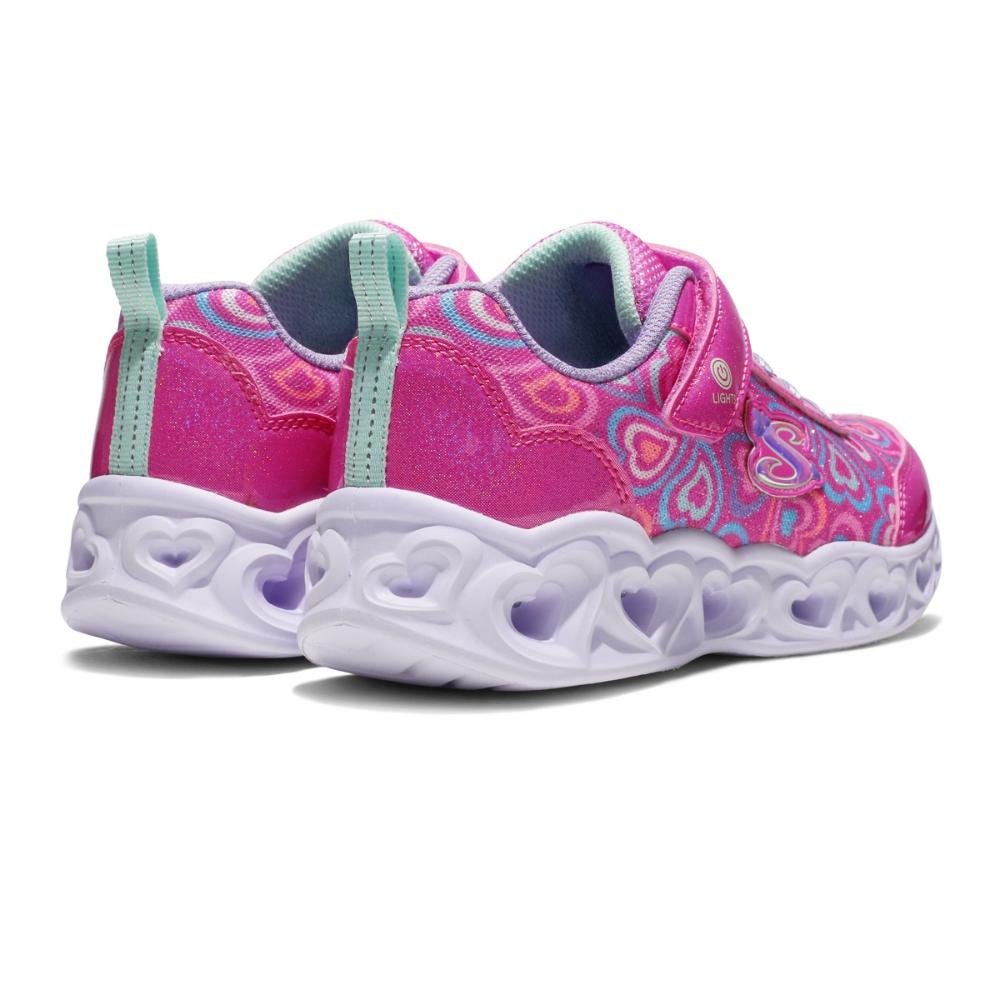 Tênis Skechers Heart Lights Boogie Love Infantil Rosa 6