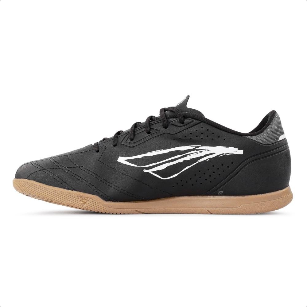 Chuteira Futsal Penalty Ginga Y-1 Masculina Preto/Chumbo 2