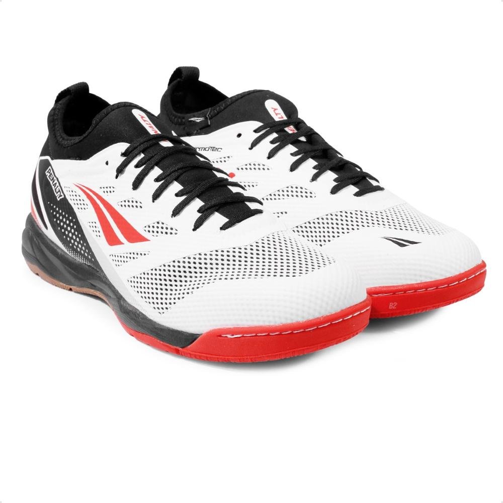 Chuteira Futsal Penalty Max 500 Locker Y-3 Masculina Branco/Preto 3