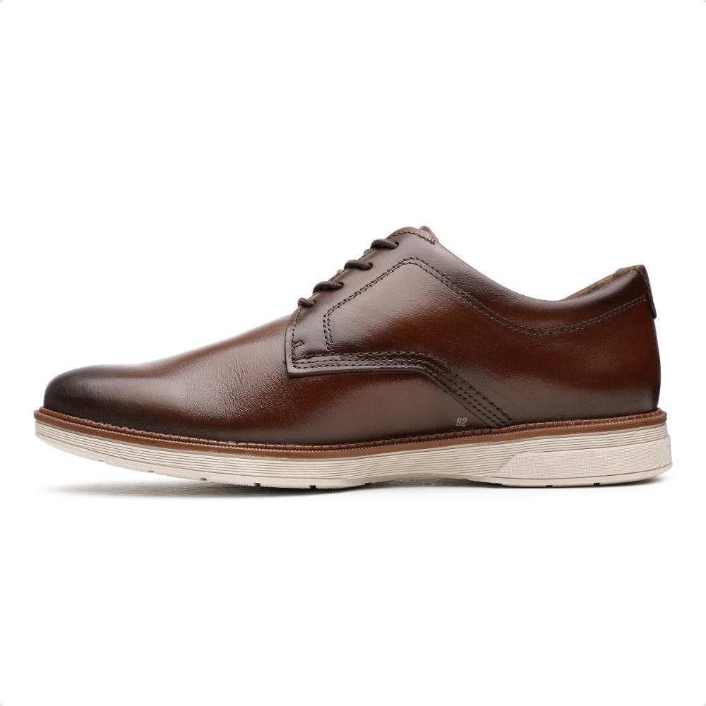 Compre 1 Sapato Pegada Masculino e Ganhe 1 Cinto Dupla Face Marrom 2