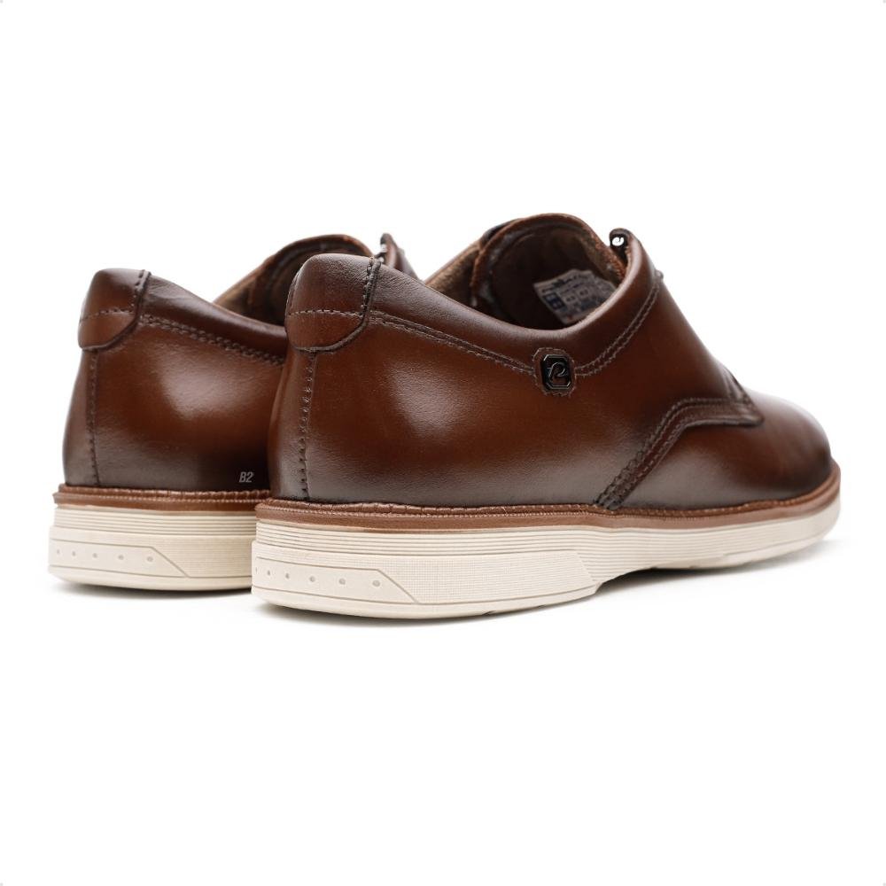 Compre 1 Sapato Pegada Masculino e Ganhe 1 Cinto Dupla Face Marrom 5