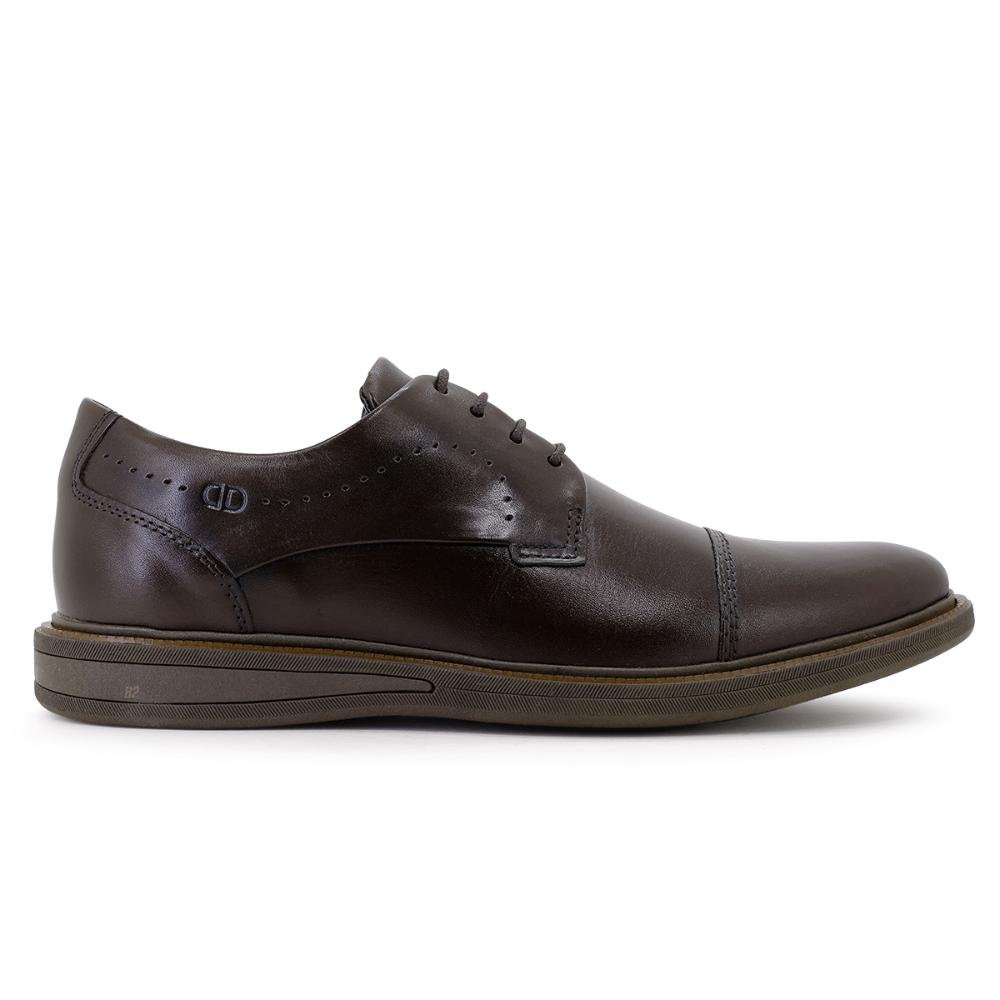 Compre 1 Sapato Social Democrata Masculino e Ganhe 1 Cinto Marrom 7
