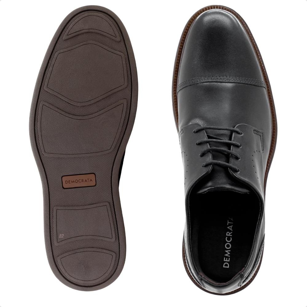 Compre 1 Sapato Social Democrata Masculino e Ganhe 1 Cinto Preto 6