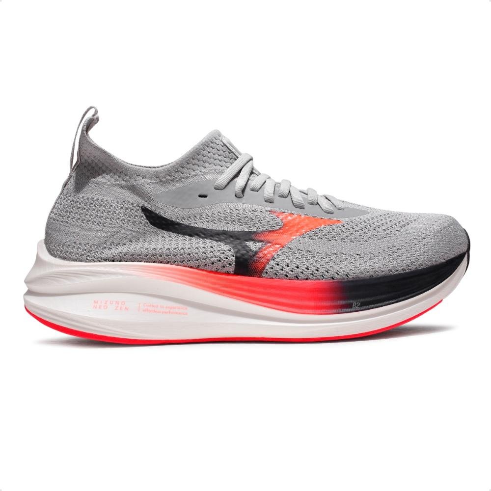 Tênis Mizuno Neo Zen Masculino Cinza/Vermelho 1