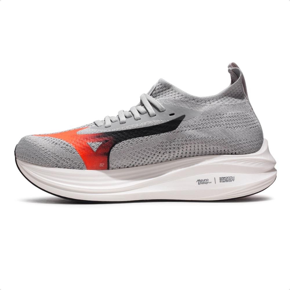 Tênis Mizuno Neo Zen Masculino Cinza/Vermelho 2