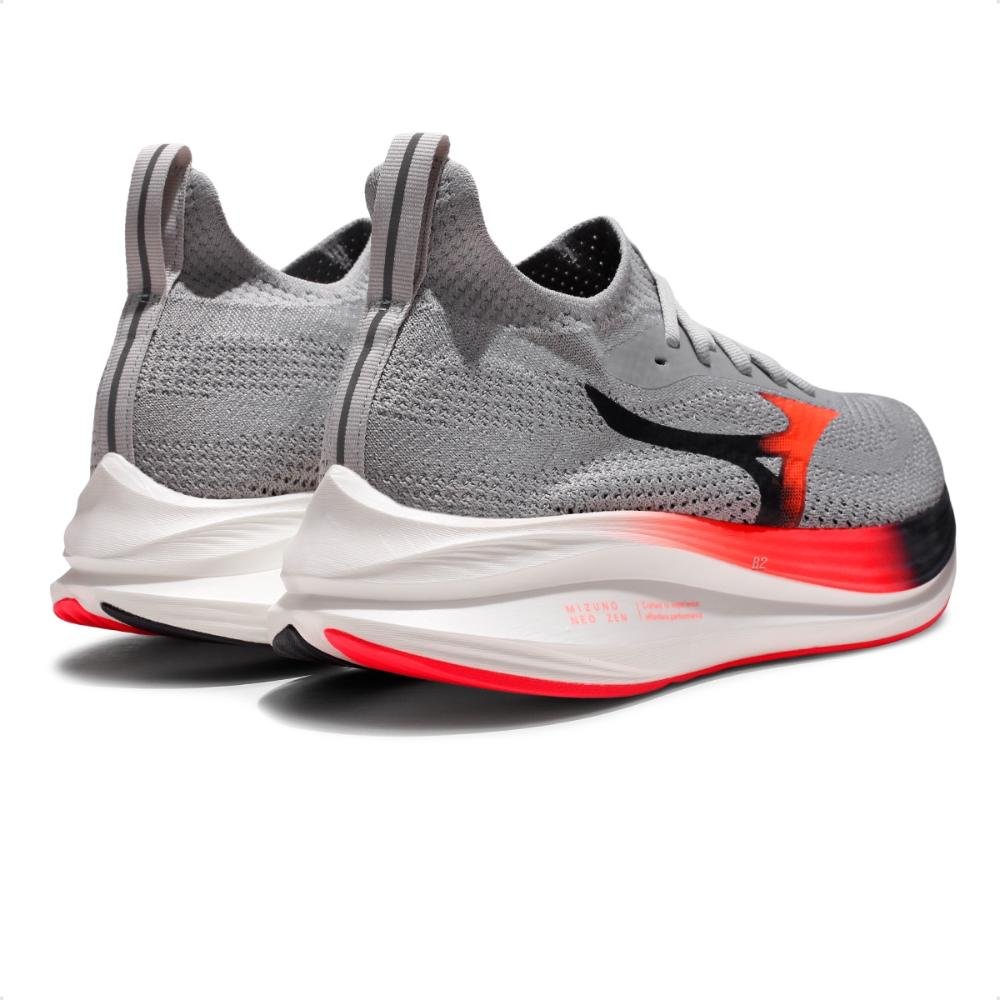 Tênis Mizuno Neo Zen Masculino Cinza/Vermelho 5