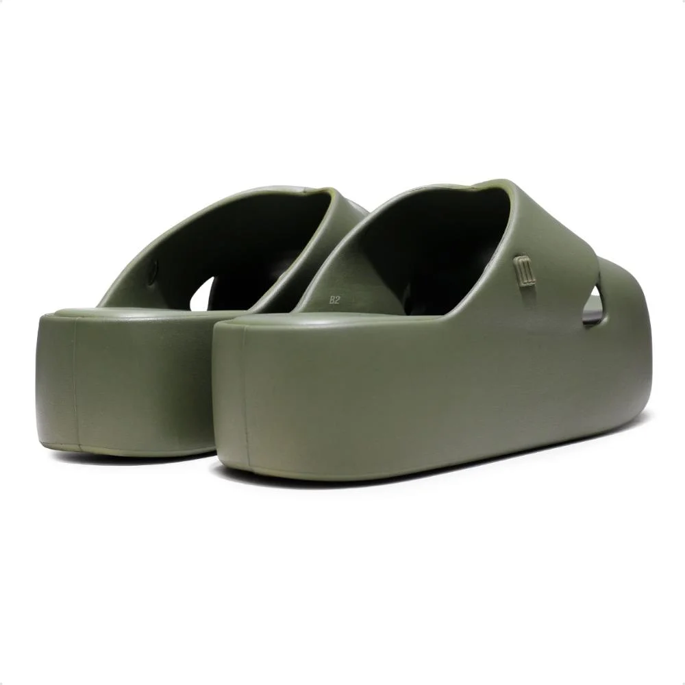 Chinelo Melissa Plataforma Free Cross Feminino Verde 6