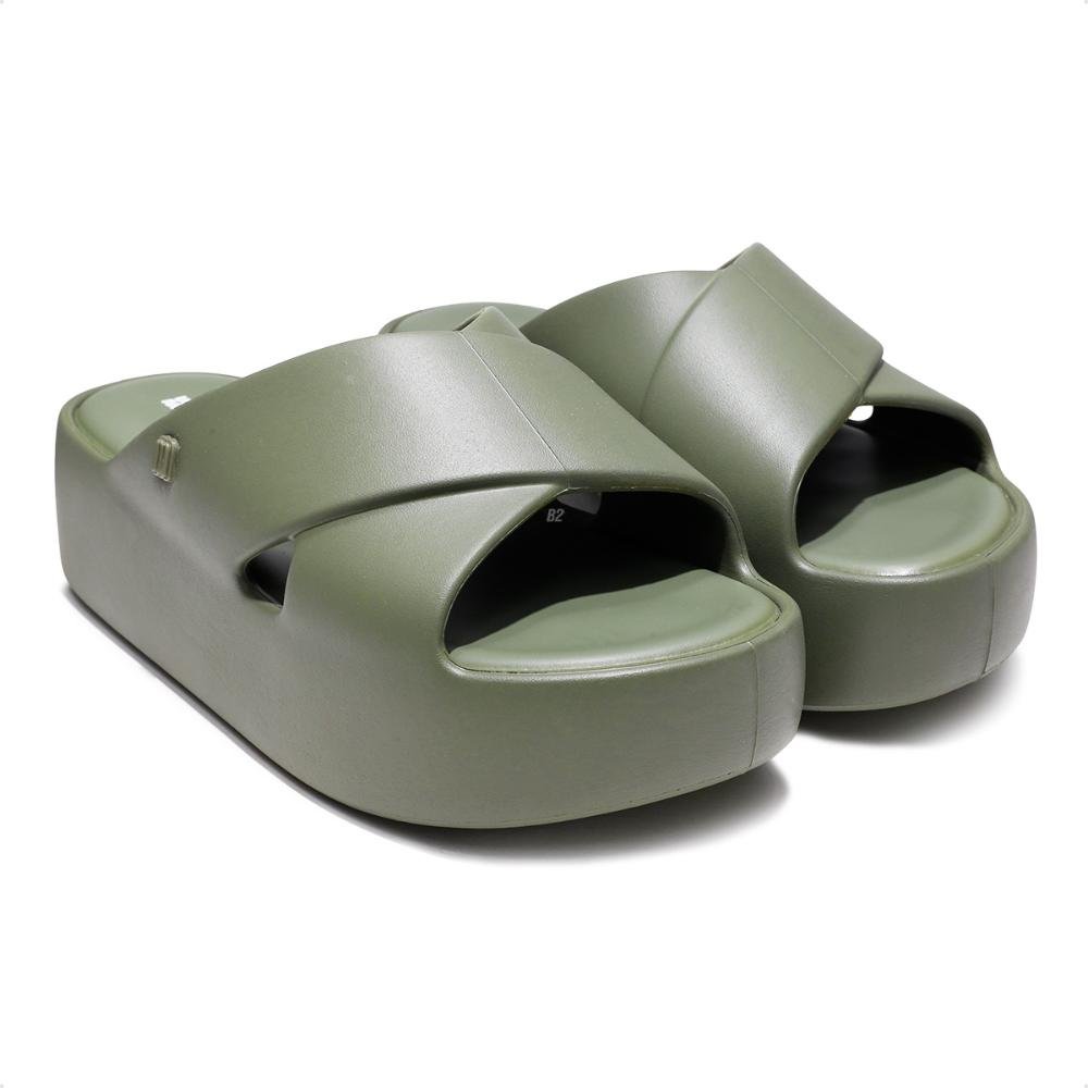 Chinelo Melissa Plataforma Free Cross Feminino Verde 5