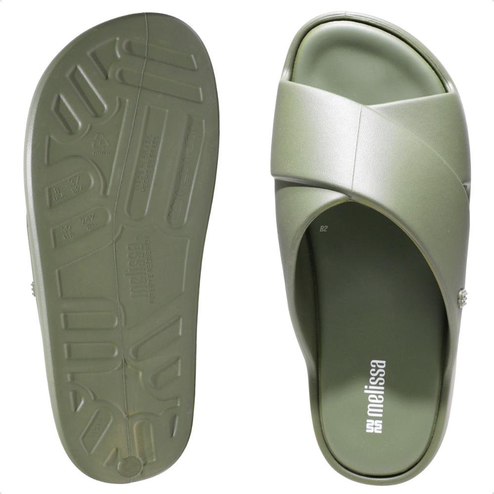 Chinelo Melissa Plataforma Free Cross Feminino Verde 7