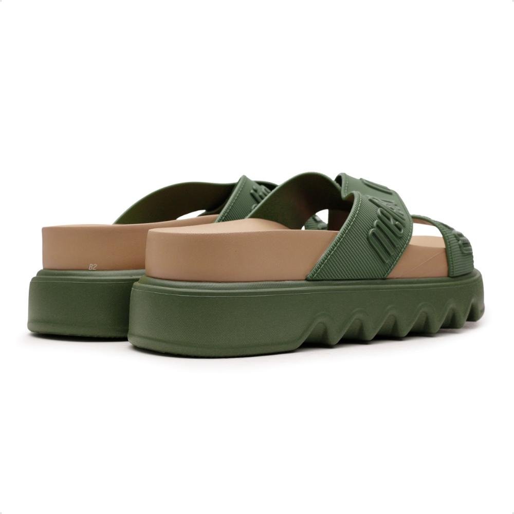 Sandália Melissa Platform Feminina Verde/Bege 6