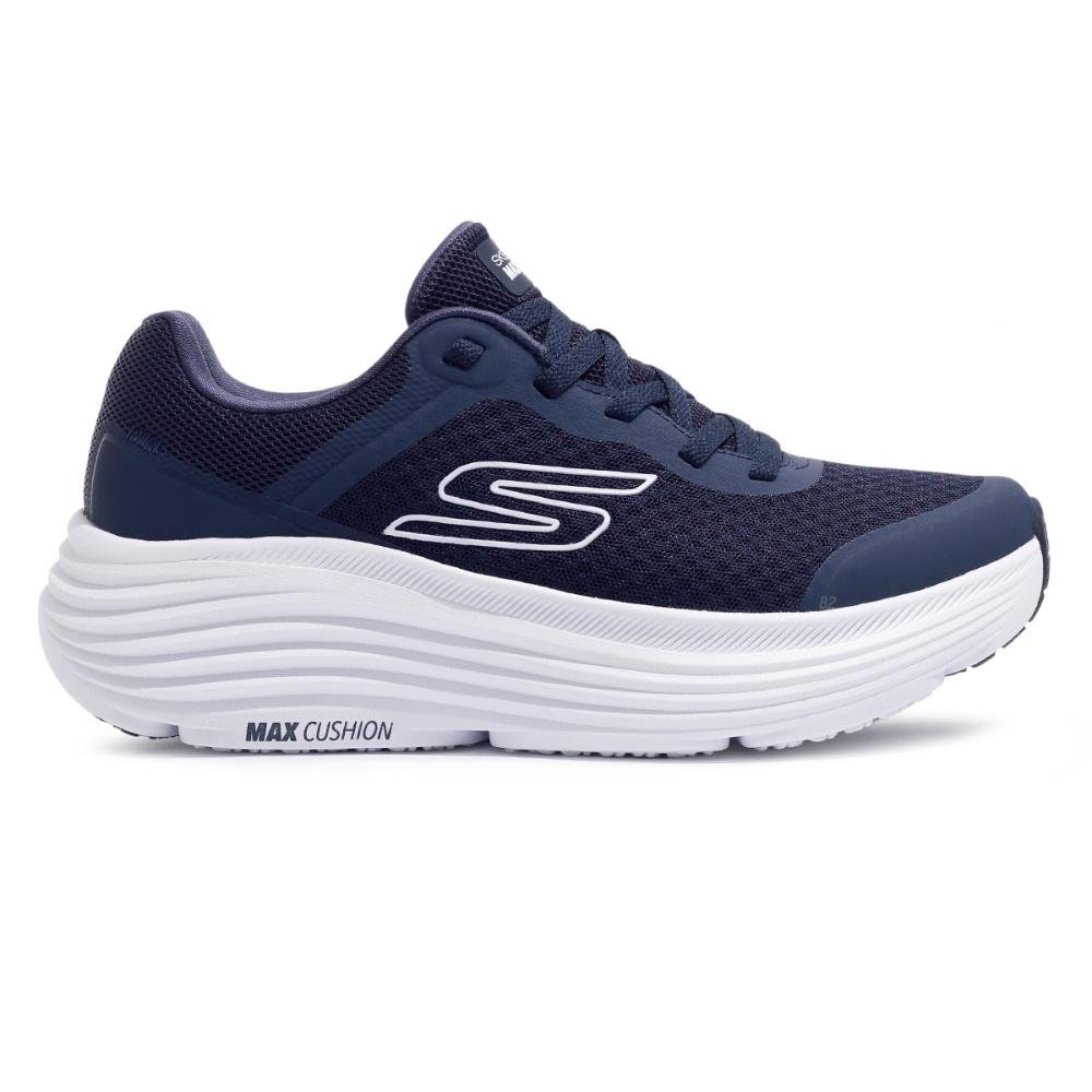 Tênis Skechers Max Cushioning Endeavour Masculino Azul Marinho/Branco 1