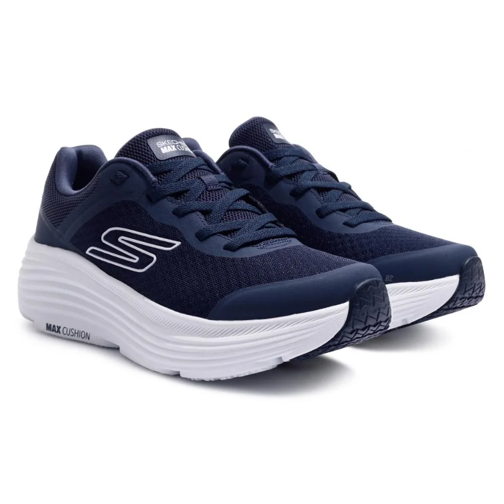 Tênis Skechers Max Cushioning Endeavour Masculino Azul Marinho/Branco 3
