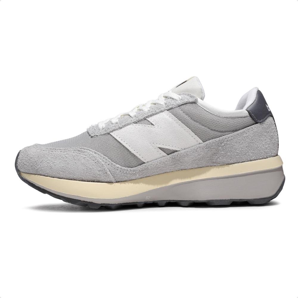 Tênis New Balance 370v1 Unissex Cinza/Branco 2