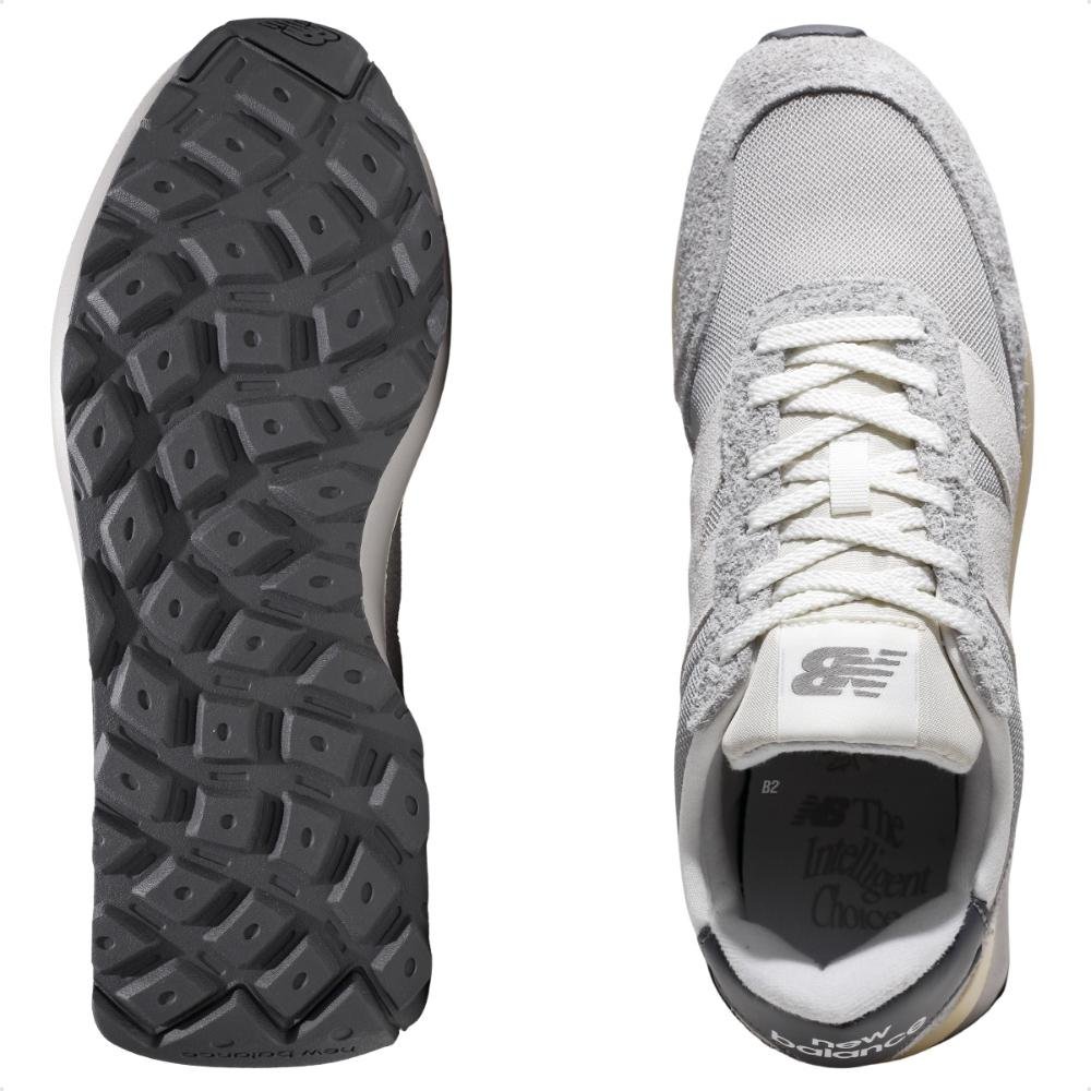 Tênis New Balance 370v1 Unissex Cinza/Branco 6