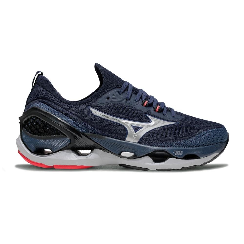 Tênis Mizuno Wave Endeavor 3 Masculino Azul Marinho/Preto 1