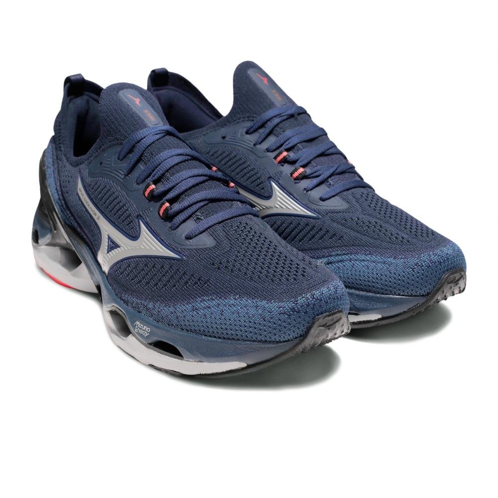 Tênis Mizuno Wave Endeavor 3 Masculino Azul Marinho/Preto 3