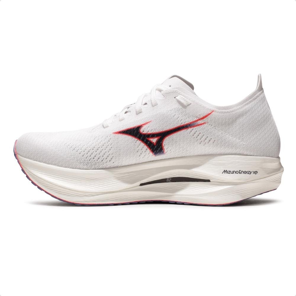 Tênis Mizuno Wave Rebellion Pro Low Masculino Branco/Vermelho 2