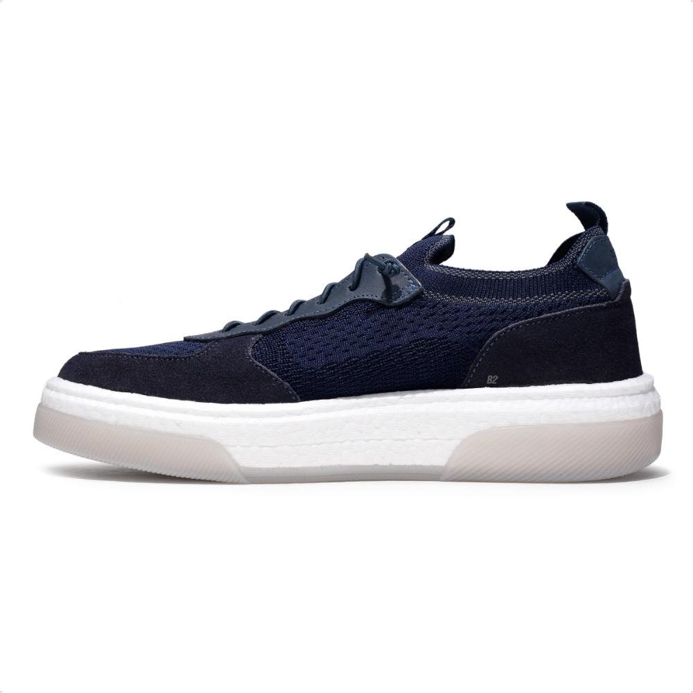 Tênis Democrata Beat Pulse Knit Masculino Azul Marinho 2