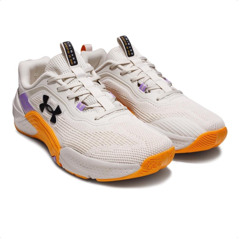 Tênis Under Armour Tribase Reps 2 SE Unissex Bege/Laranja 3