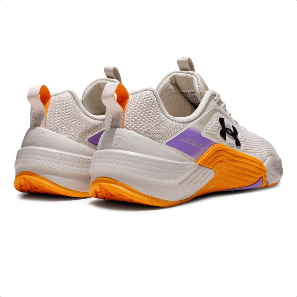 Tênis Under Armour Tribase Reps 2 SE Unissex Bege/Laranja 5